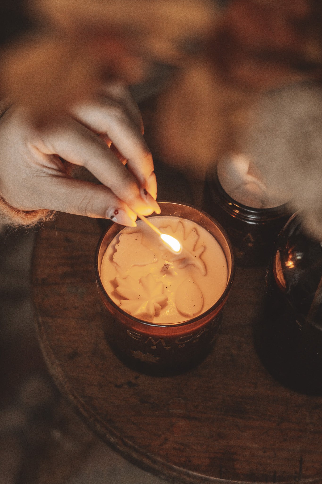 VELA DE FRASCO ESSENCE OF AUTUMN
