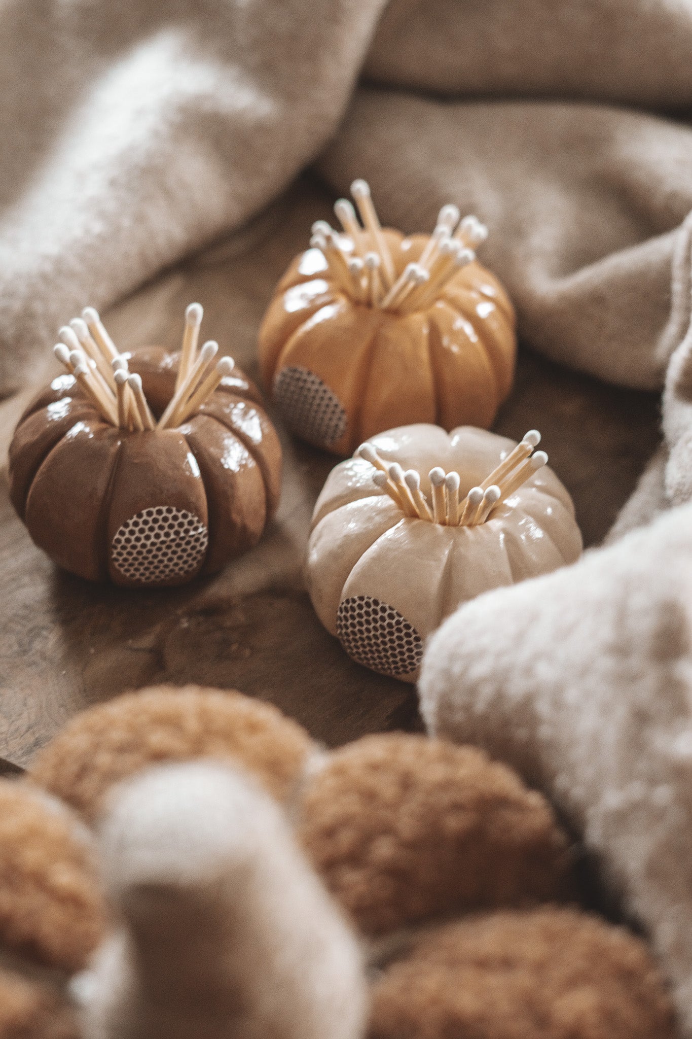 PUMPKIN MATCH HOLDER