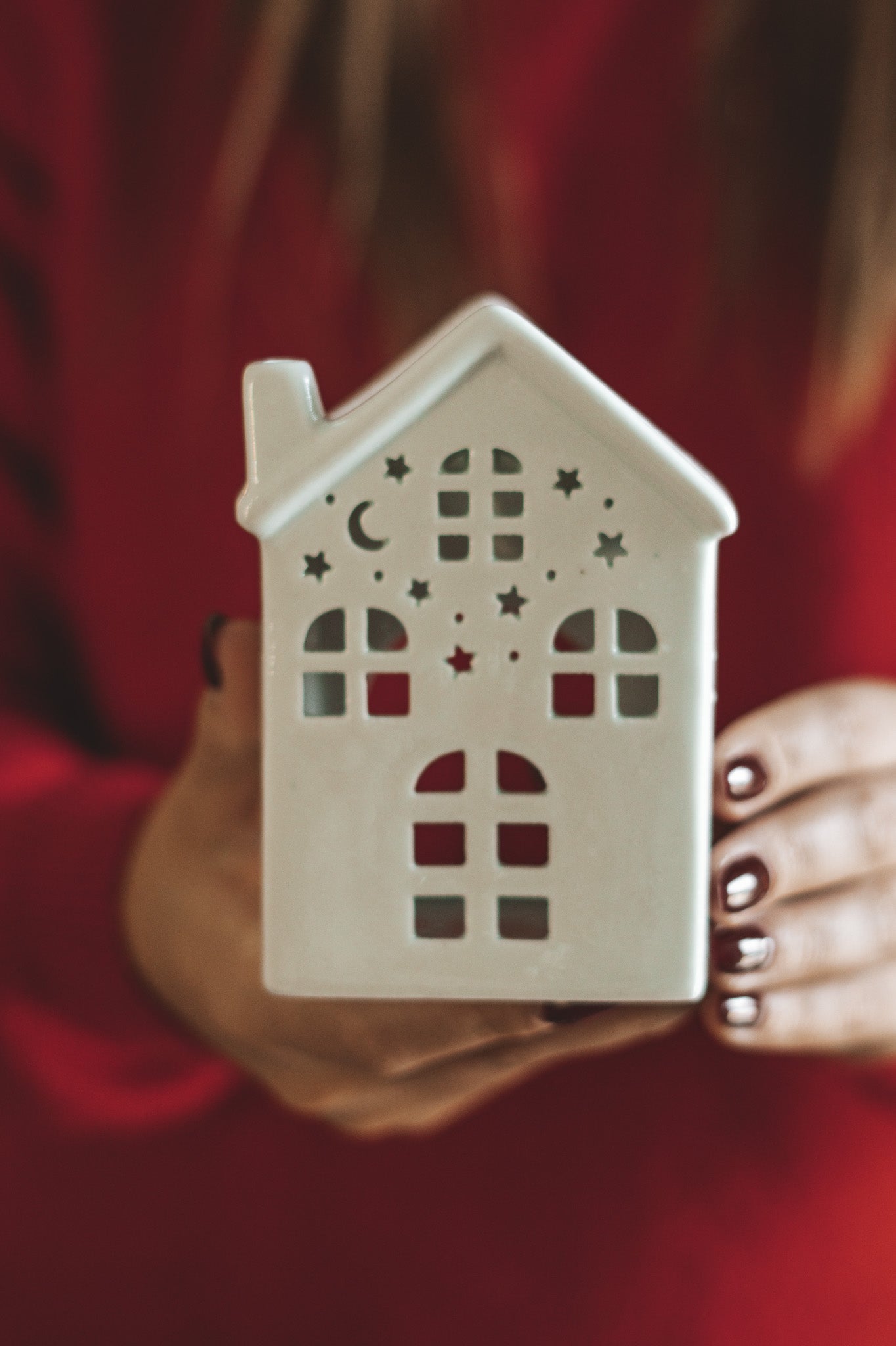 CHRISTMAS HOUSE WAX MELTER