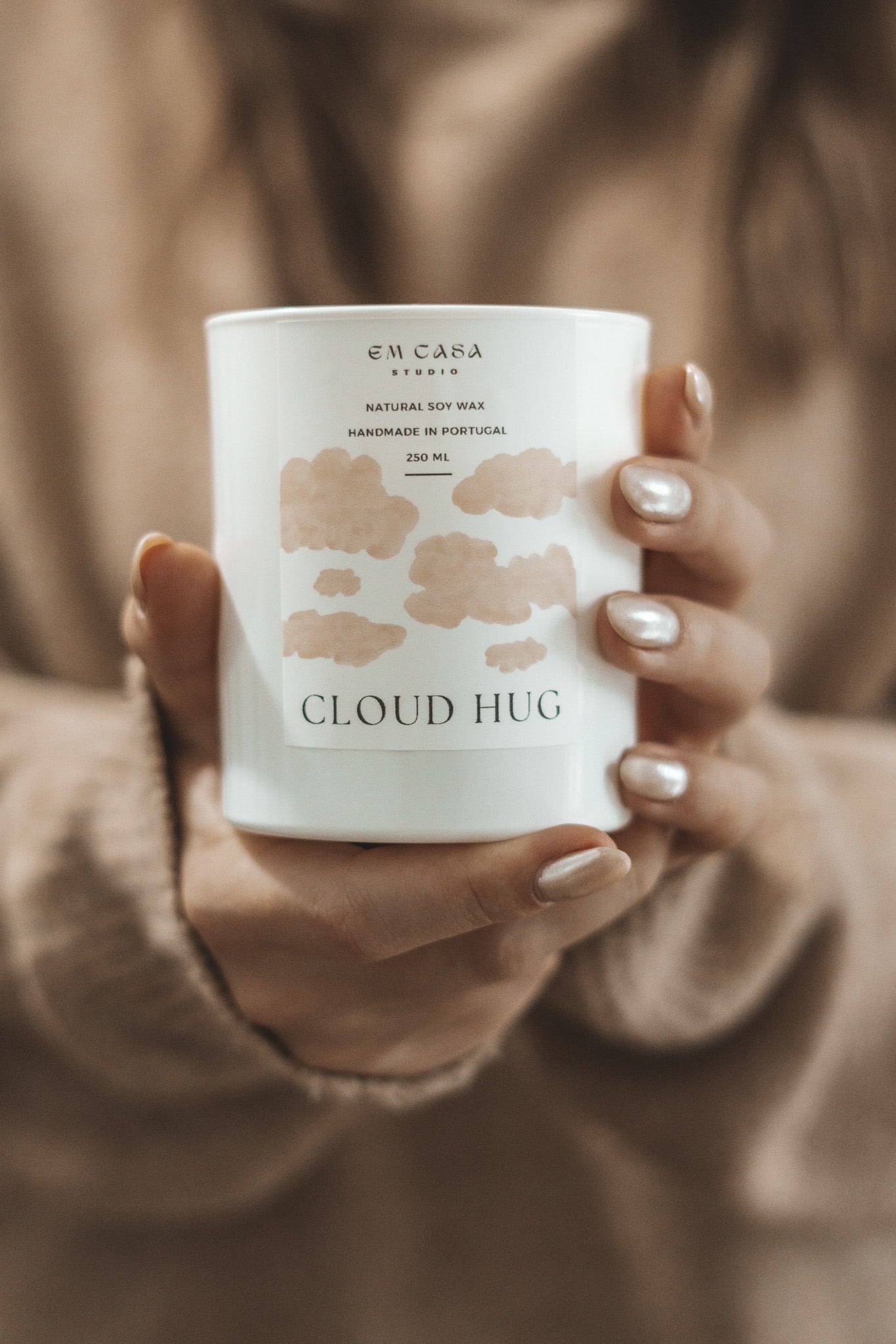 VELA DE FRASCO CLOUD HUG