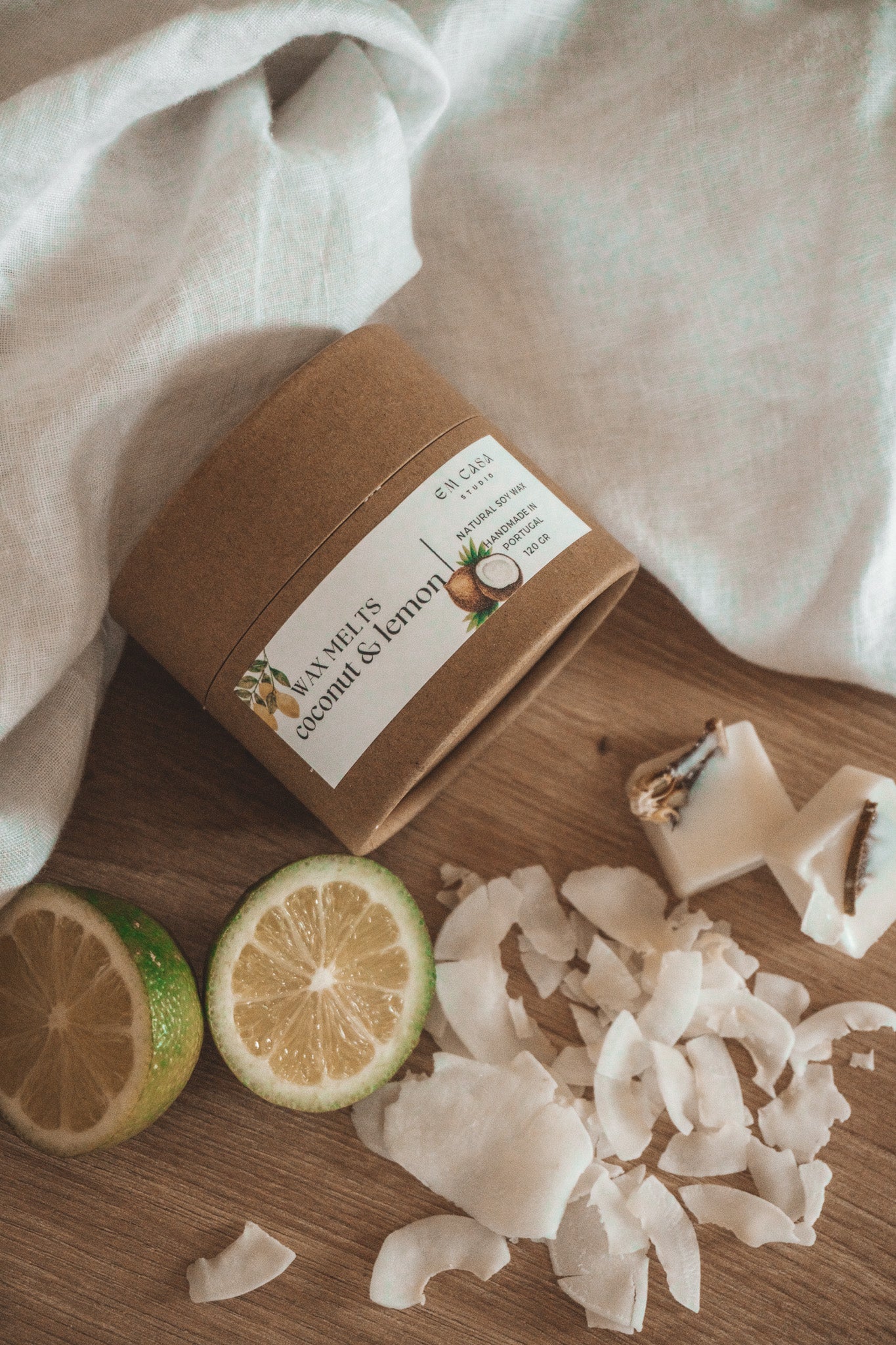 COCONUT & LEMON WAX MELT