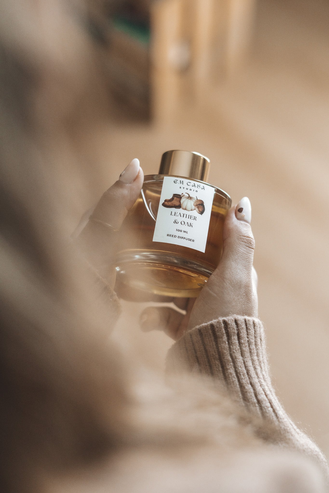 DIFUSOR MIKADO LEATHER & OAK (100ML)