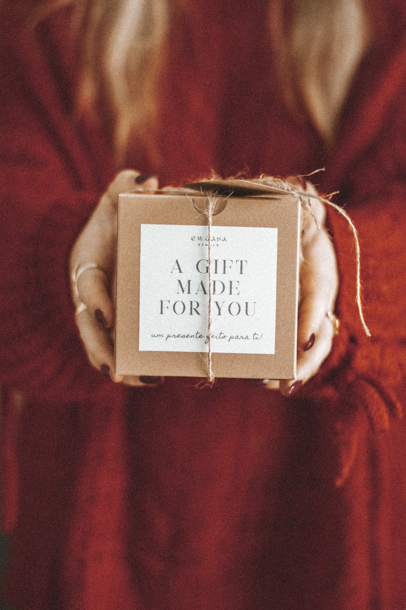 CUSTOM MOCHA CANDLE JAR (WITH SECRET MESSAGE)