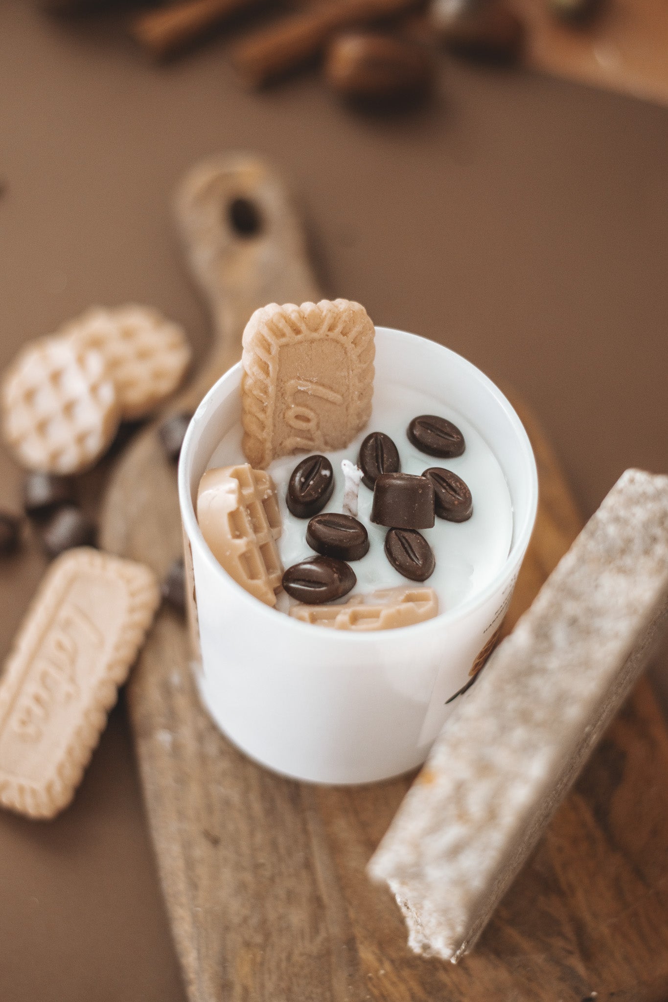VELA DE FRASCO MOCHA