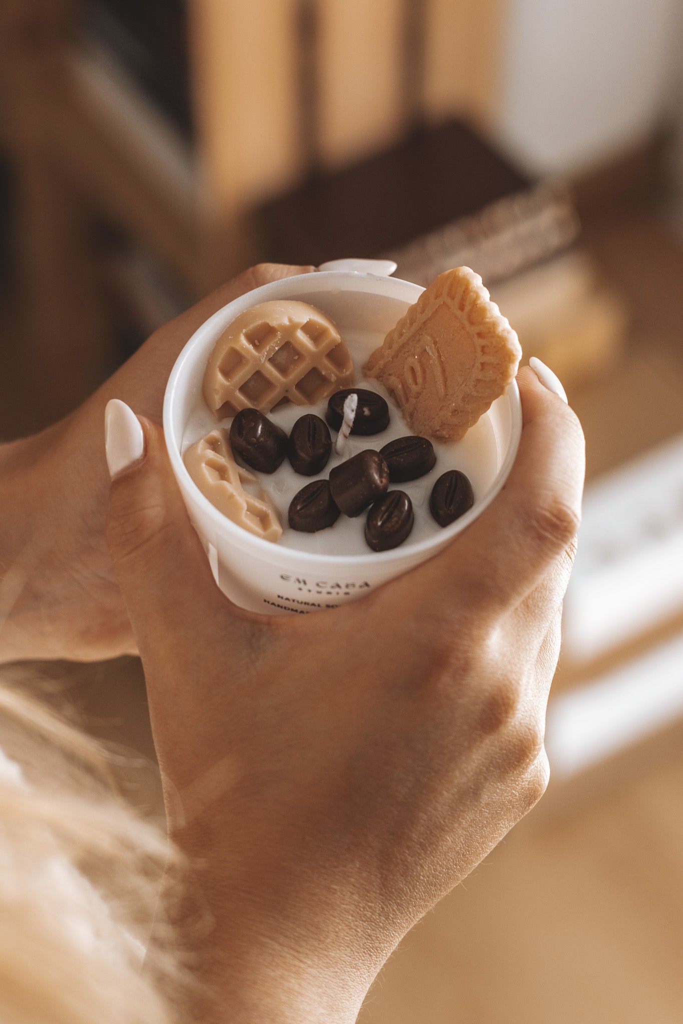VELA DE FRASCO MOCHA