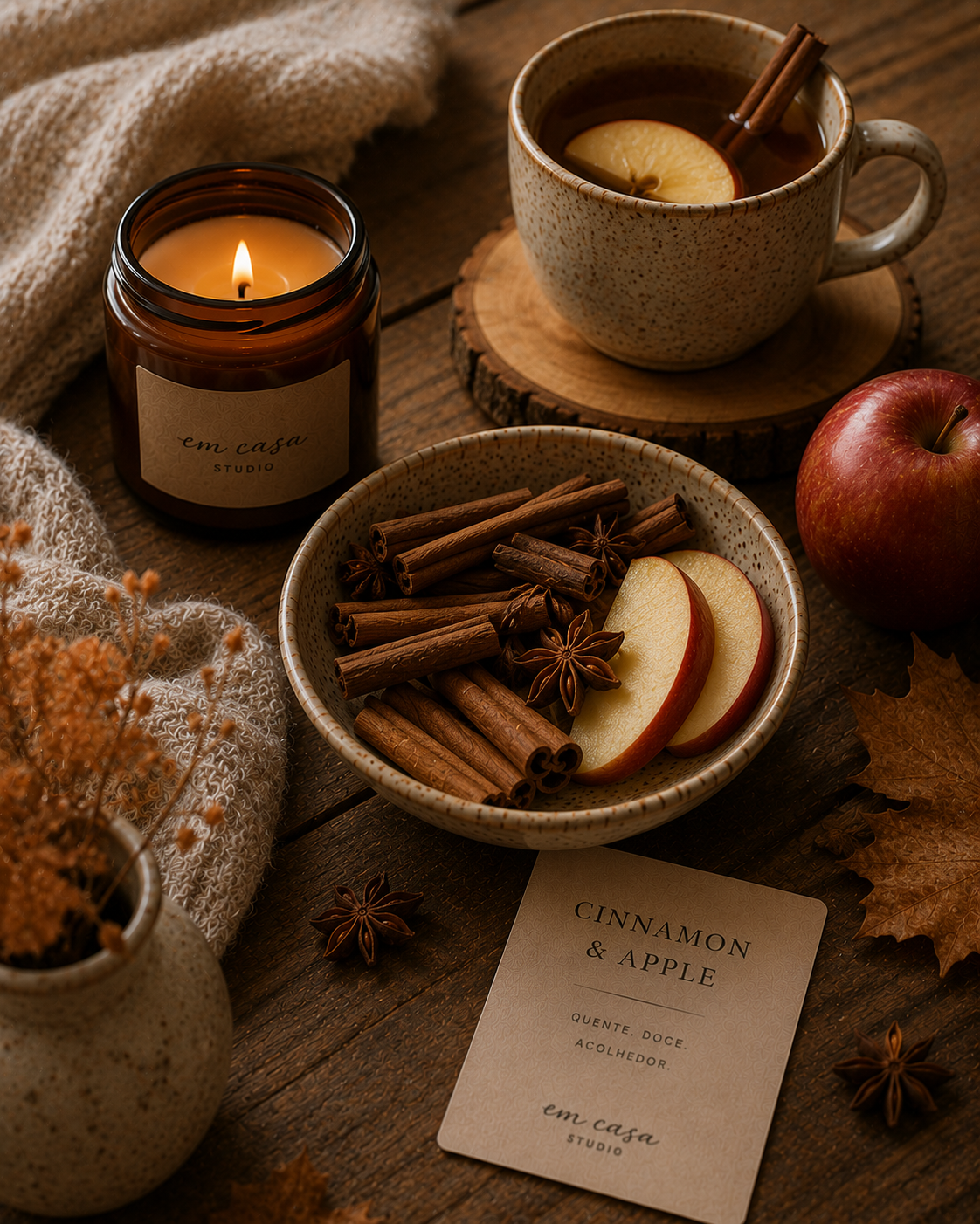 CINNAMON & APPLE SCENT