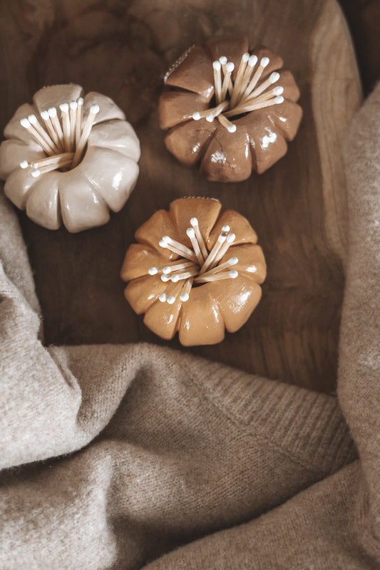 PUMPKIN MATCH HOLDER