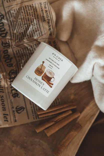 HONEY CINNAMON LATTE CANDLE