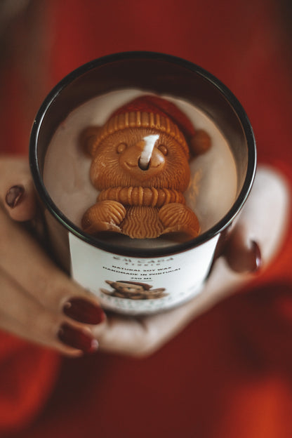 CHRISTMAS BEAR CANDLE