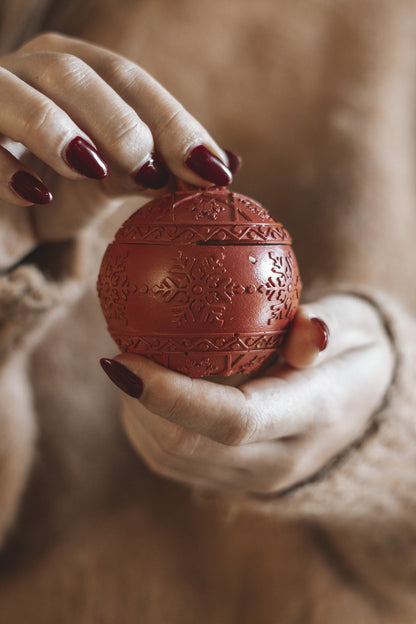 MINI CHRISTMAS BAUBLE (CANDLE)