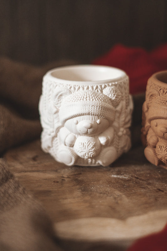 CHRISTMAS BEAR  (CERAMIC)