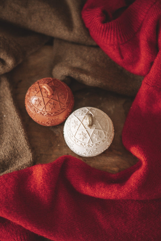 MINI CHRISTMAS BAUBLE (CERAMIC)