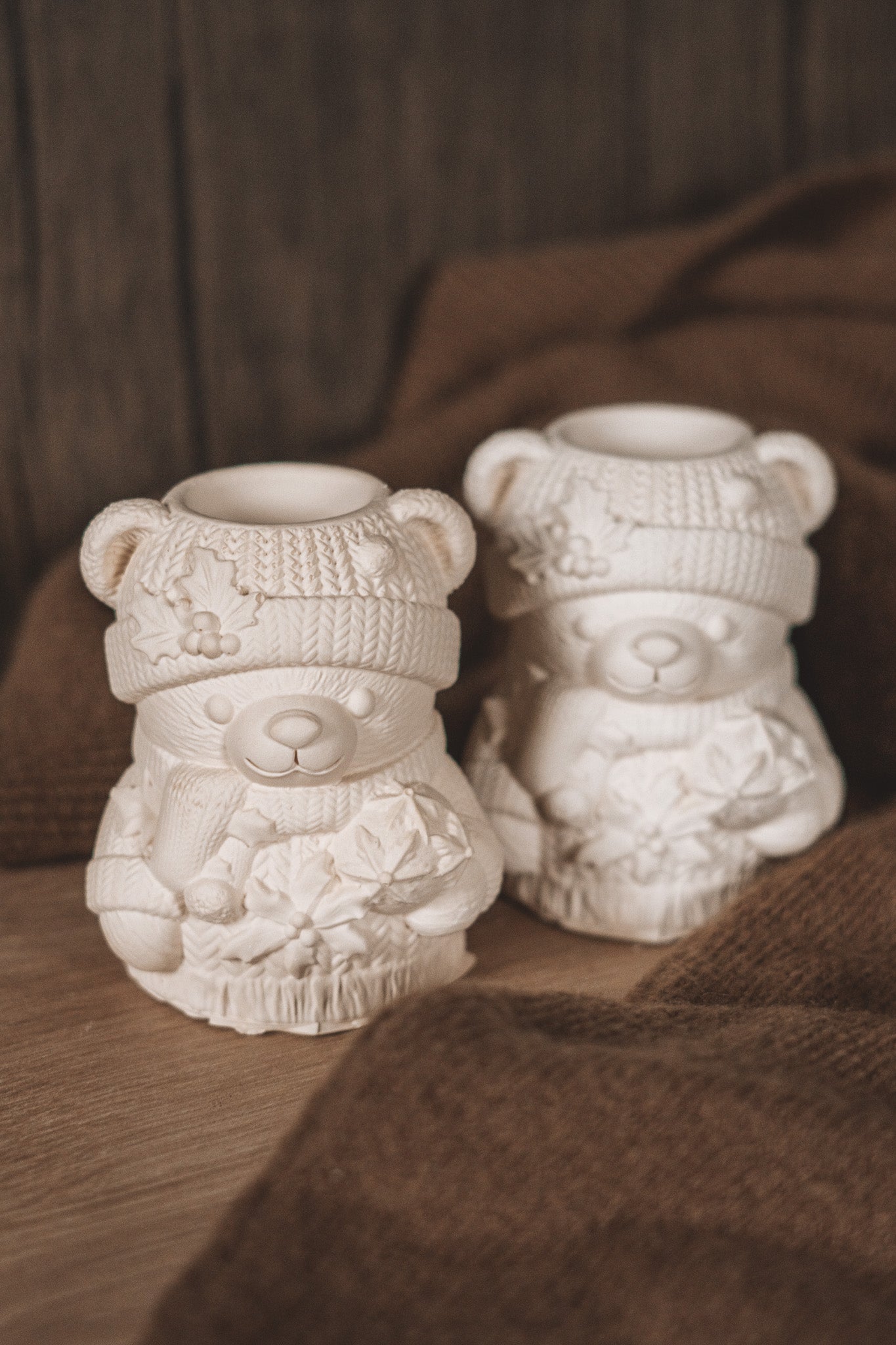 JARRA URSO DE NATAL BEGE