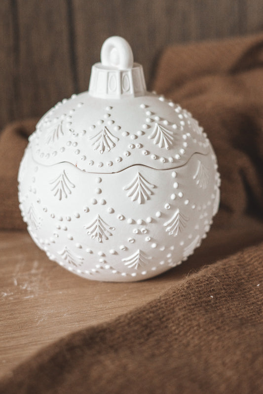 VELA EM BOLA DE NATAL GRANDE