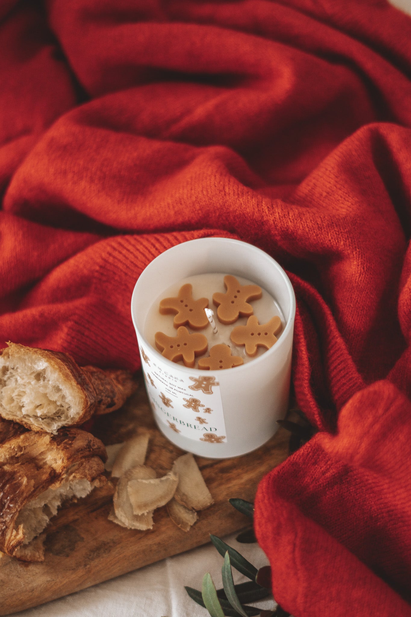 VELA DE FRASCO GINGERBREAD