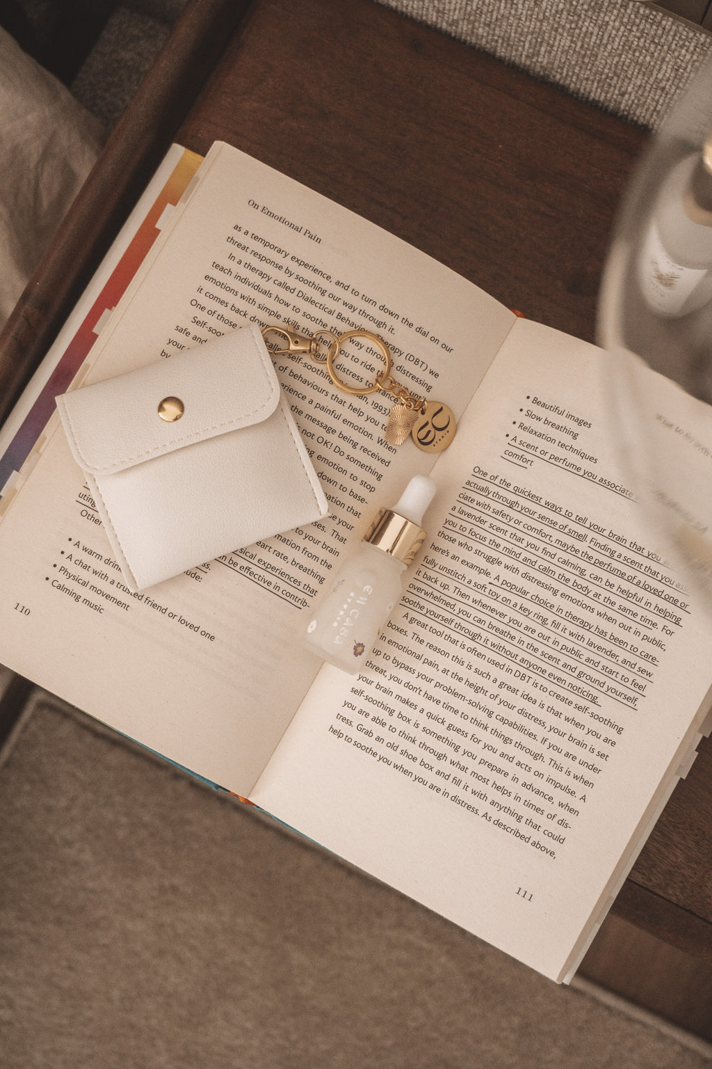 LAVENDER THERAPY KEYCHAIN