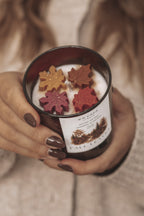 FALL LEAVES CANDLE