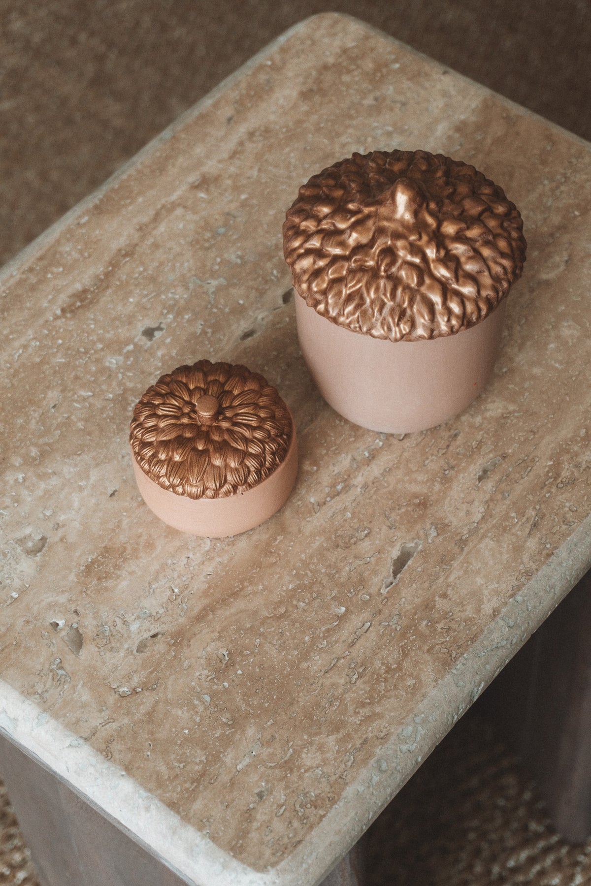 BOLOTA DOURADA DUO (CERÂMICA)