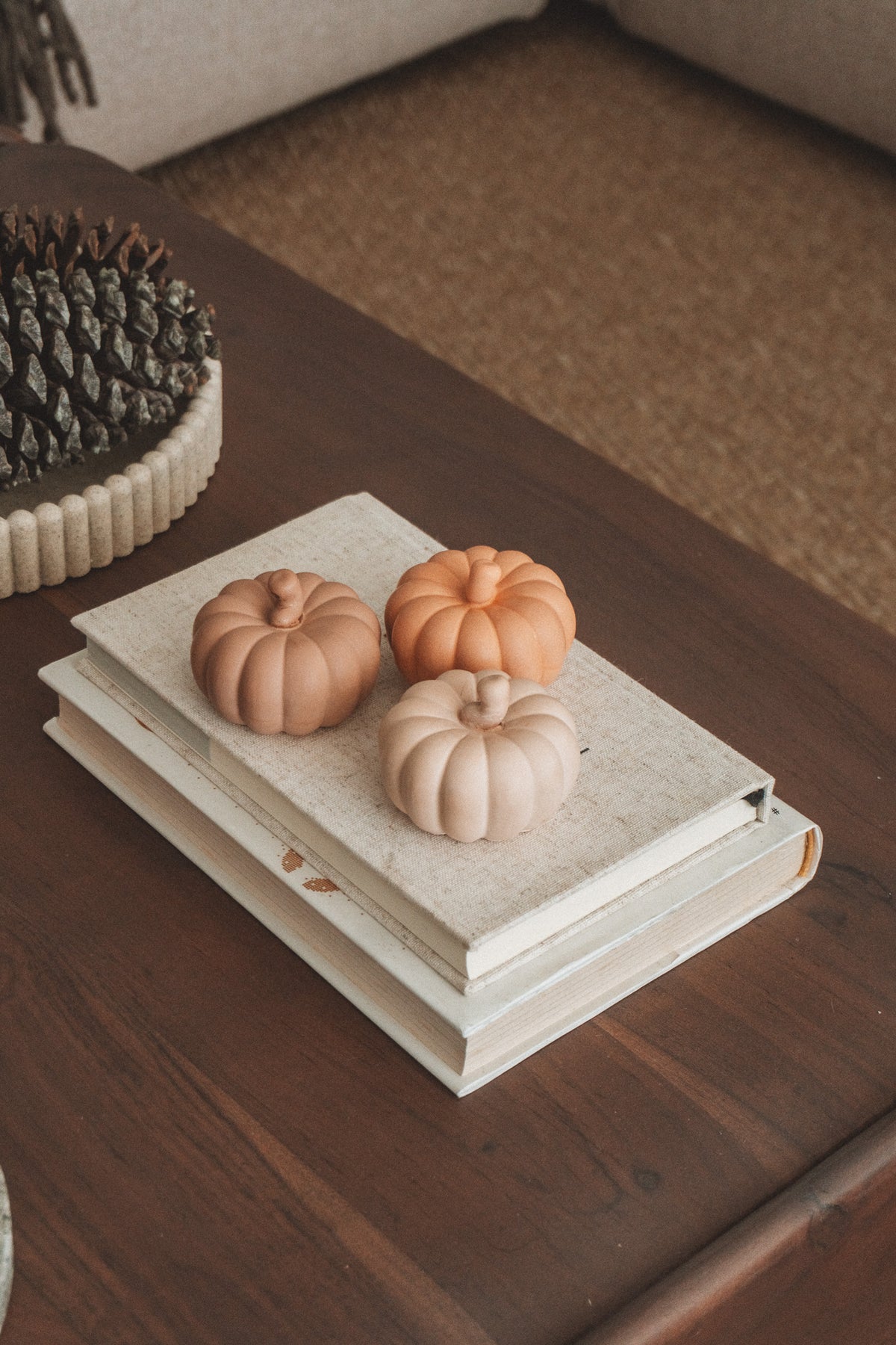PUMPKIN TRIO (CERAMIC)