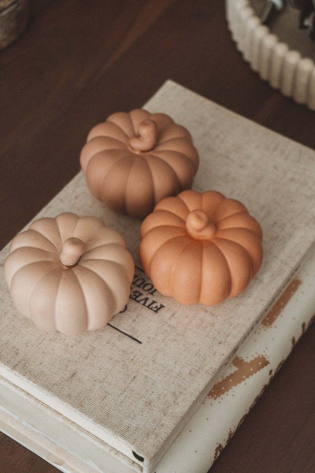 PUMPKIN TRIO (CERAMIC)