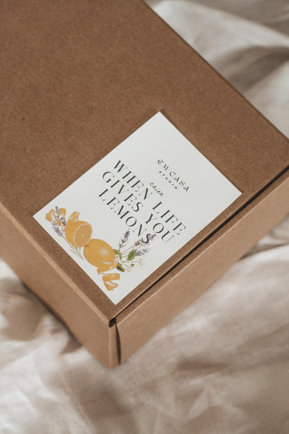 WHEN LIFE GIVES YOU LEMONS BOX