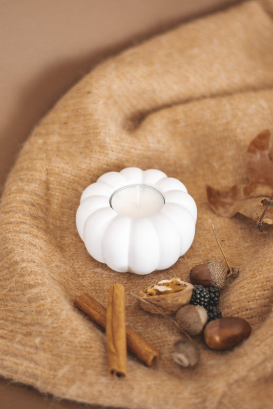 ABÓBORA BEGE PARA VELAS DE CHÁ