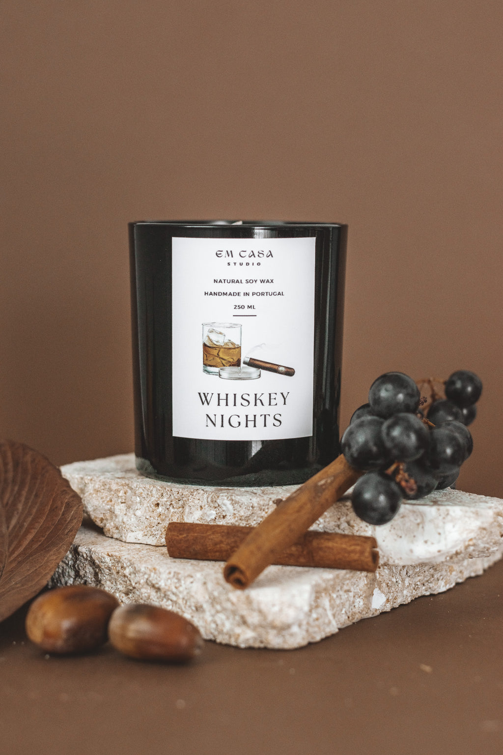 WHISKEY NIGHTS CANDLE JAR