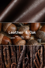 LEATHER & OAK REED DIFFUSER