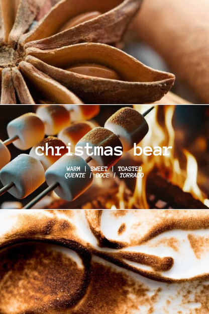 CHRISTMAS BEAR CANDLE